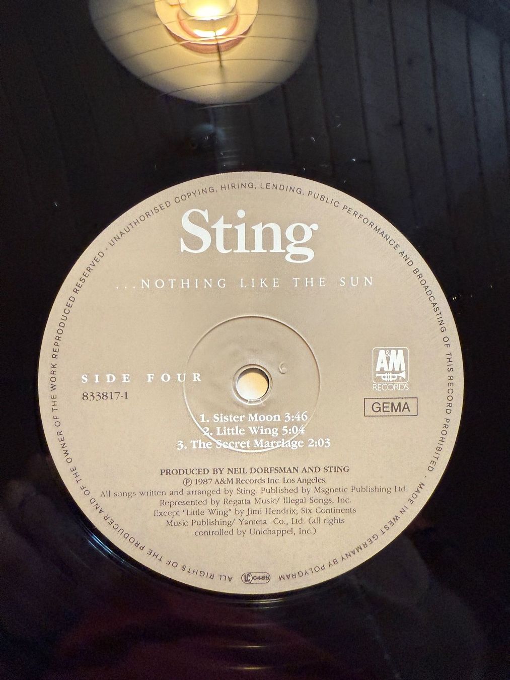 Dischi in vinile: Sting – ...Nothing Like The Sun - Original – Usato da Unterägeri venduto da hero87333 5