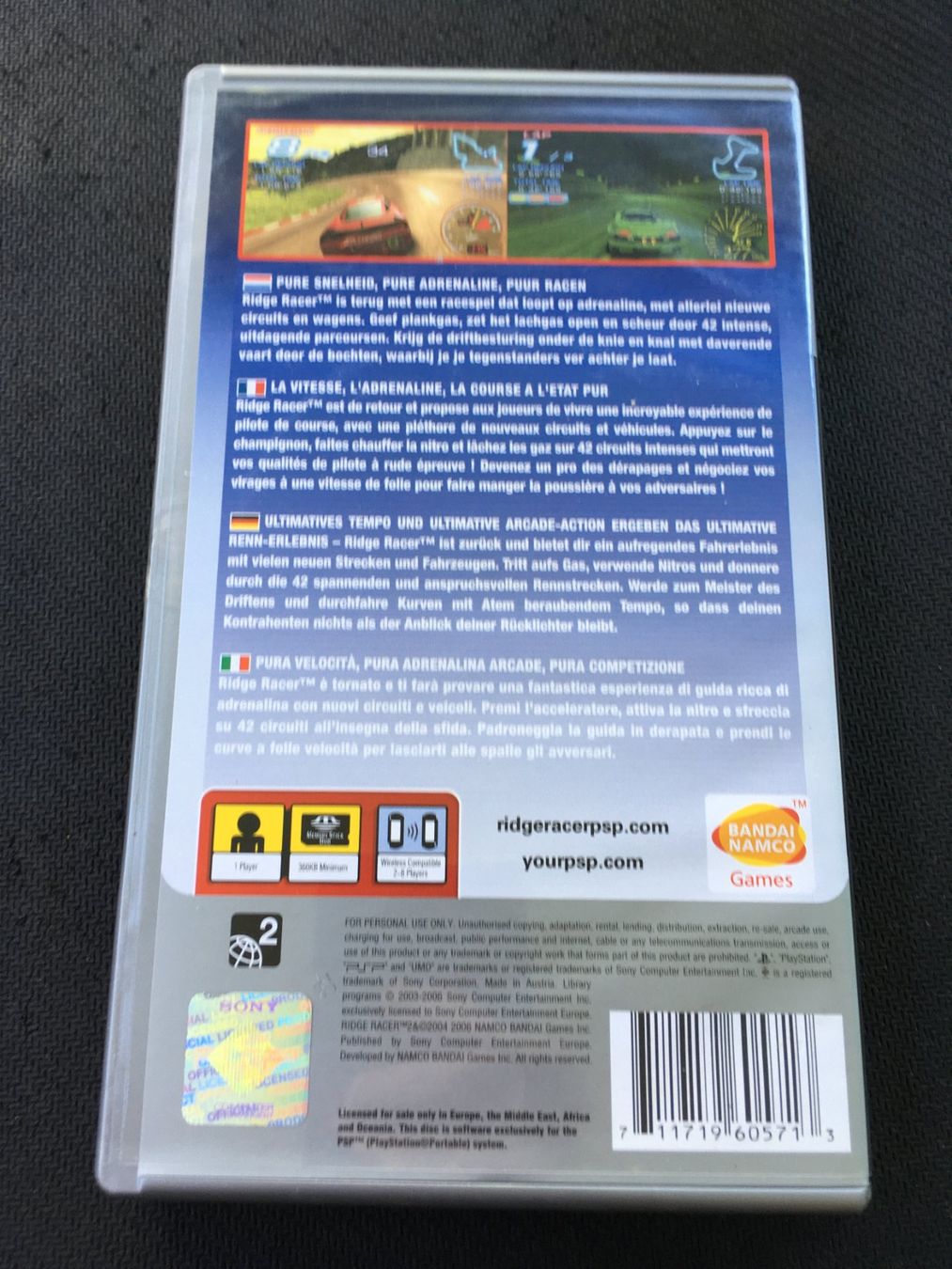 Sony Giochi: Ridge Racer 2 - PSP – Usato da St.Gallen venduto da sjosjo 1