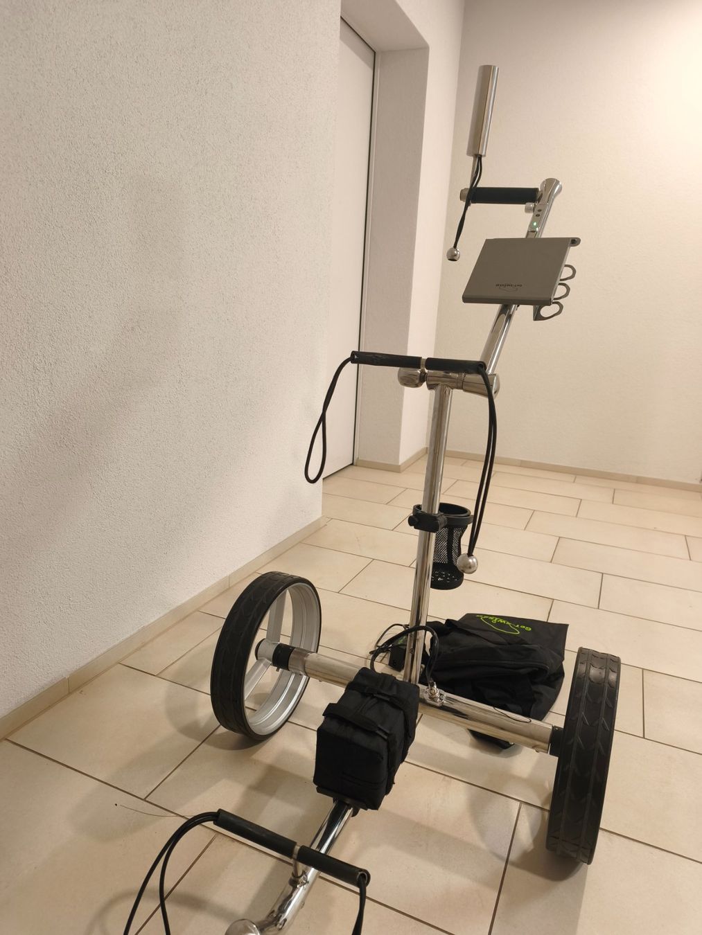 Trolley: Steel Fox Golf-Elektrotrolley Silver Edition – Usato da Niederrohrdorf venduto da RainerW79 4