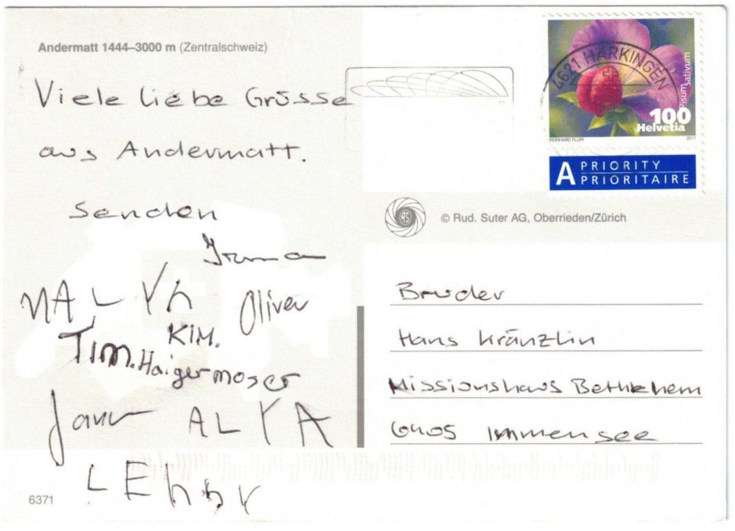Cartoline postali: Andermatt - 3 Bild AK – Usato da Binningen venduto da Mountainrider 1