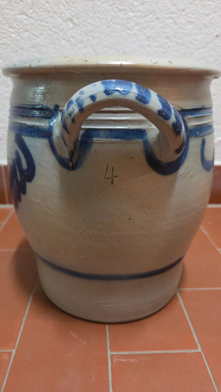Vasi & Recipienti: Pot Grès ancien bleu cobalt (Westerwald) – Usato da Corseaux venduto da 4CAHUETE 3