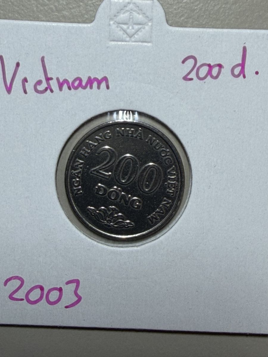 Tutti le monete: Vietnam - 200 dong - 2003 – Usato da Payerne venduto da Mike1682