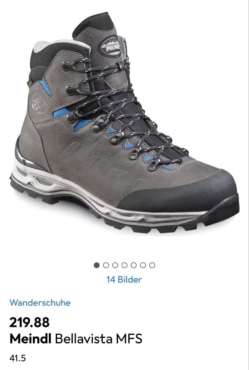 Meindl Scarpe da uomo: Meindl Wanderschuhe – Usato da Birmenstorf AG venduto da jac_ 5