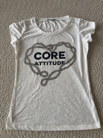 T-shirt blanc femme taille S bon état