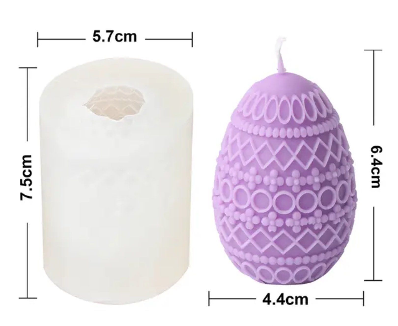 Teglie da forno: Giessform Silikonform Osterei Relief – Nuovo e nell'imballaggio originale da Kaltbrunn venduto da schere-stein-papier