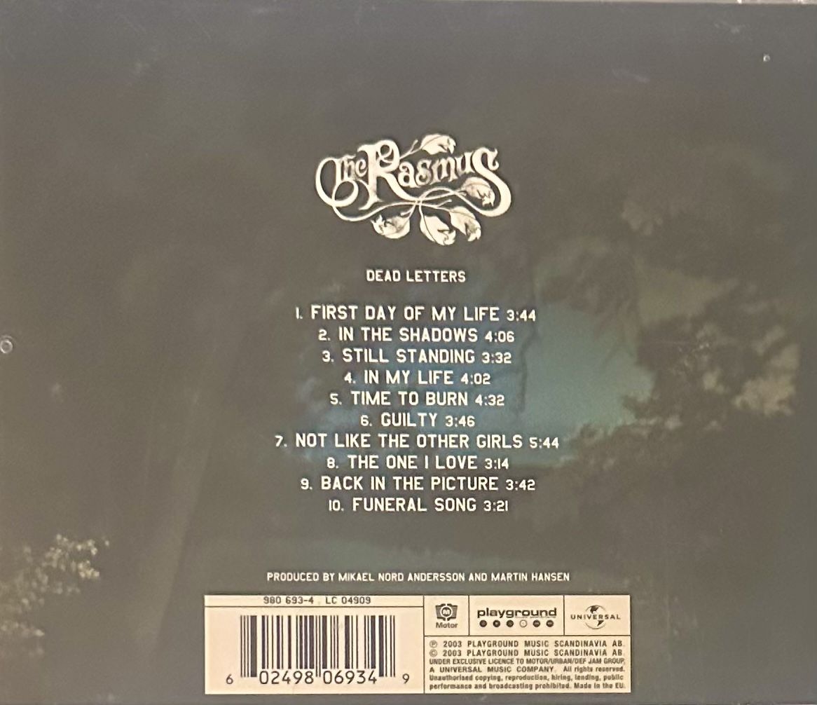 CD: The Rasmus Dead Letters CD guter Zustand – Usato da Malters venduto da Gustov 1