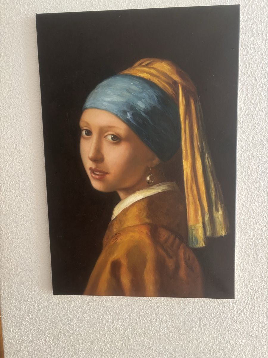 Dipinti: Gemälde Mädchen mit Perlenohrring Nachbildung Grösse 75x50  – Nuovo (secondo la descrizione) da Volketswil venduto da 1970rog