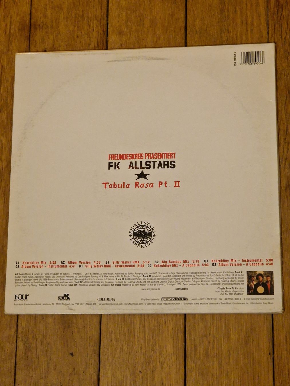 Dischi in vinile: Freundeskreis - Tabula Rasa Pt. 2 Single Vinyl – Usato da Sarmenstorf venduto da KCheong 1