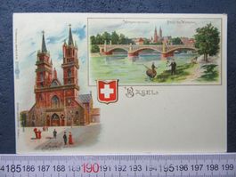 BASEL 2 BILD-AK BS ANTIK KLEBERESTE HINTEN