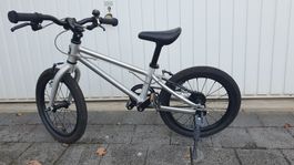 Siech Kindervelo, 16 Zoll, Silber, Riemenantrieb