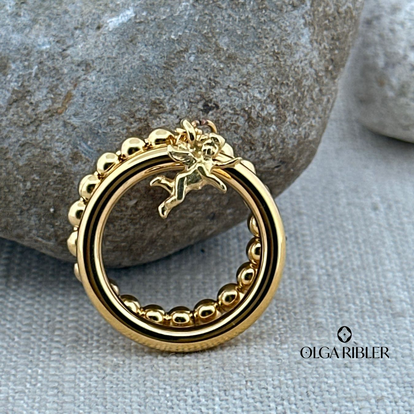 Olga Ribler Anelli: Ring SET Edelstahl & Silber Grösse 56 – Nuovo (secondo la descrizione) da Luzern venduto da Schmuckoutlet 5
