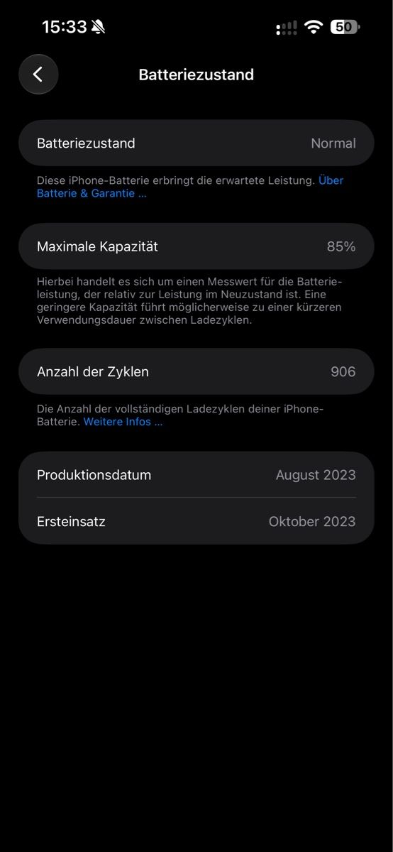 Apple Telefoni cellulari / Smartphones: iPhone 15 Pro Max 256GB titan black – Usato da Zürich venduto da bib_ds9n 9