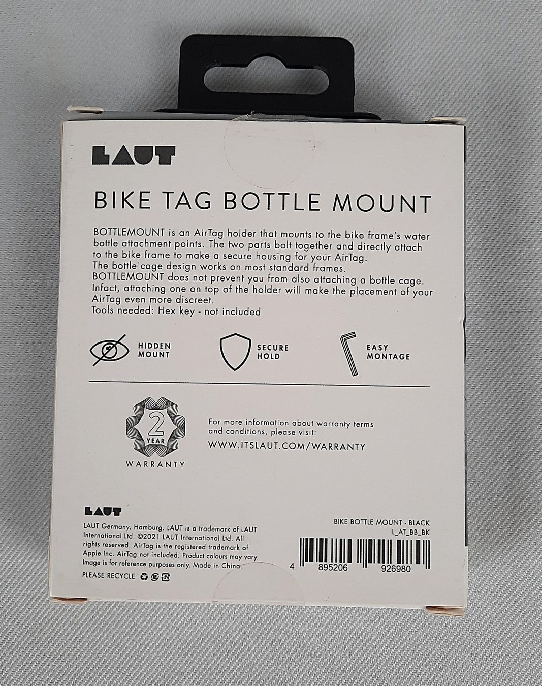 Supporti per biciclette: LAUT Bike Tag Bottle Mount – Nuovo (secondo la descrizione) da Beinwil am See venduto da Restwert_Beinwil 2