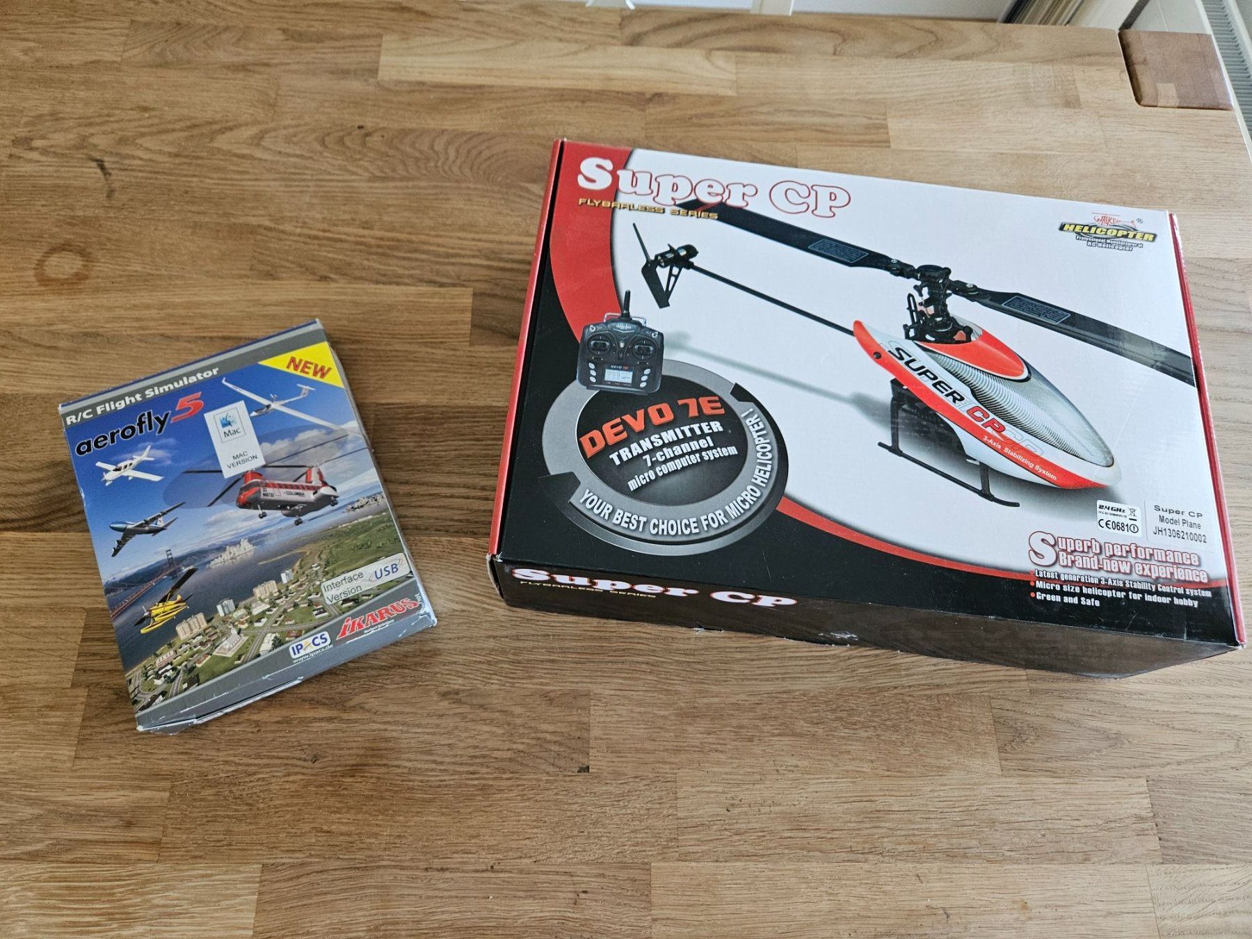 Walkera RC Modellbau: RC Helikopter WALKERA Super CP mit Devo 7E Transmitter – Neu (gemäss Beschreibung) aus Bolligen von Sasmeier 7
