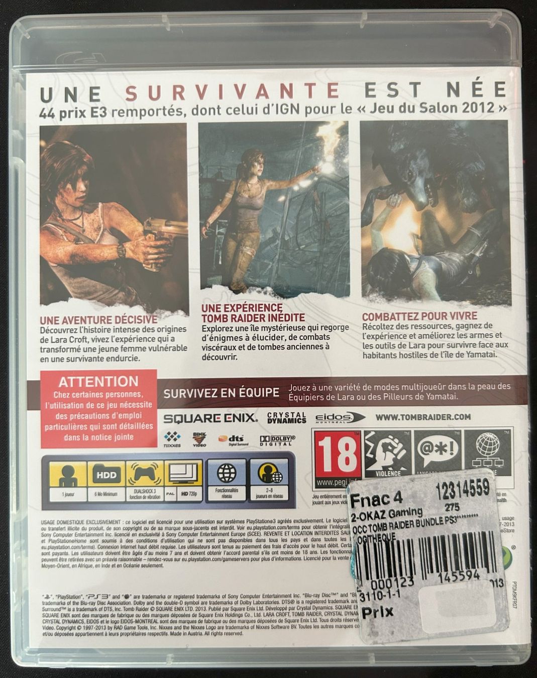 Jeux: PS3 game "Tom Raider" – D'occasion à Corminboeuf par Ld6NVToZQe 1