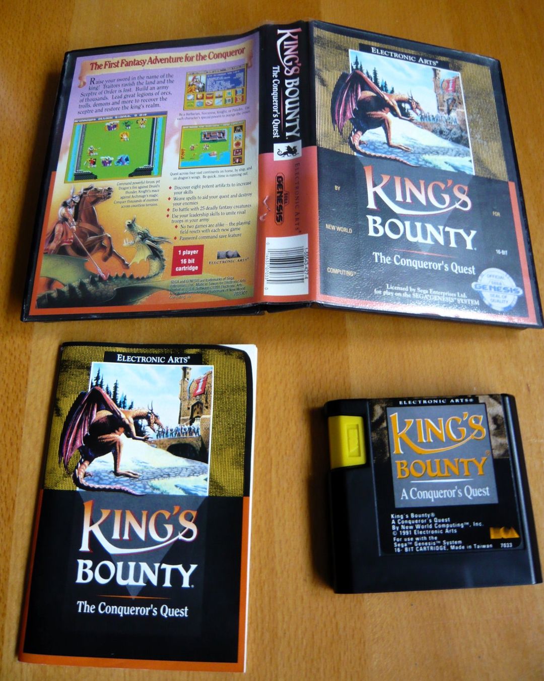 Sega Giochi: Mega Drive: King's Bounty, CIB – Difettoso da Onex venduto da Jaguar1986 1