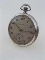 Antike Silber-Taschenuhr, funktioniert und läuft auch gut!
