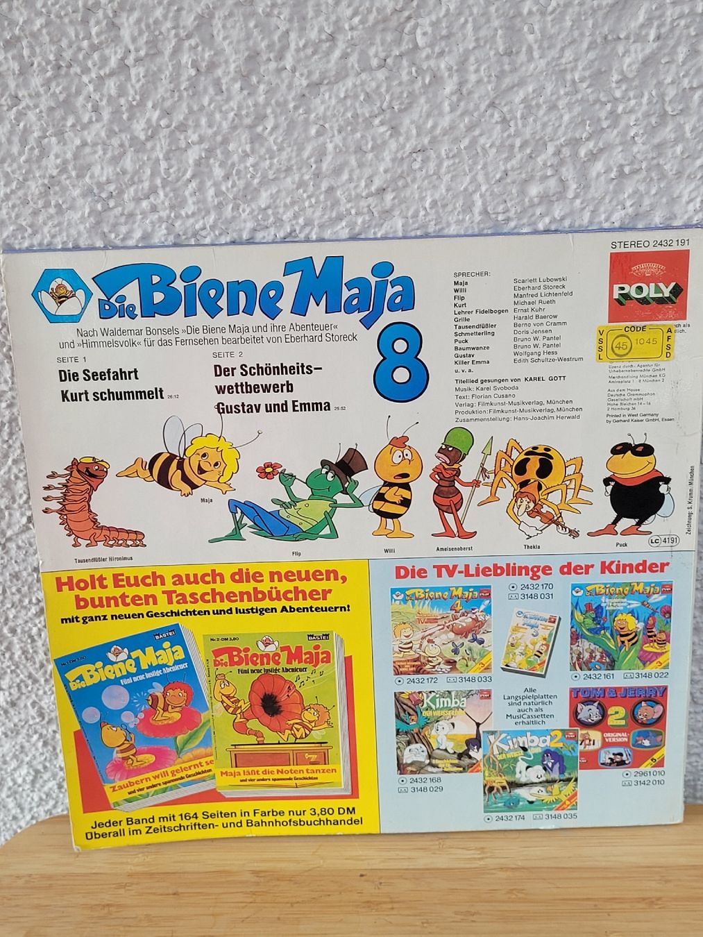 Giocattoli: LP und Kinderteller Biene Maja Vintage  – Usato da Buttikon SZ venduto da Renco 2