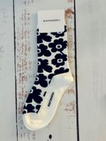 Socks with pop-up print flower Marimekko