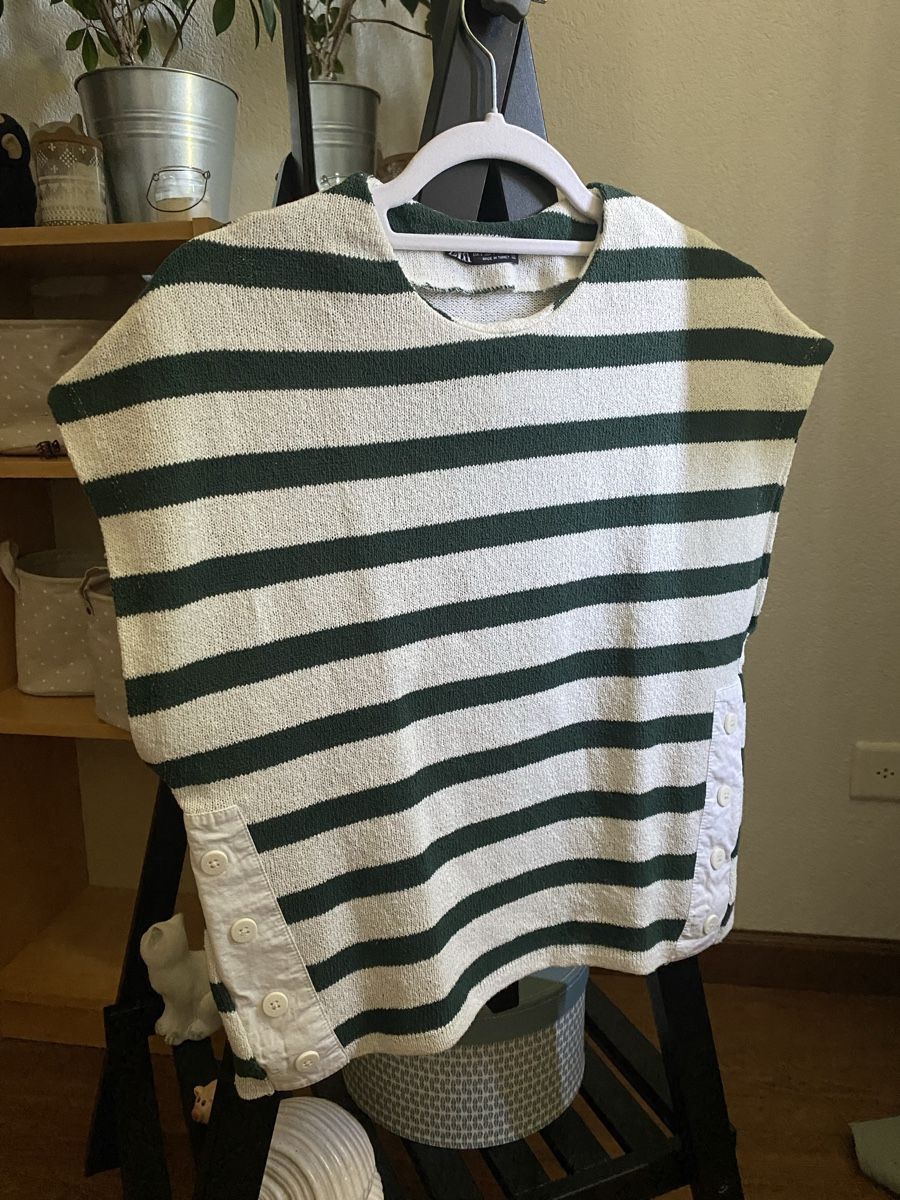 Zara Tops: Pull Zara rayures vertes blanc taille S – Neuf (Voir description) à Villars-sur-Glâne par mel_6q5w