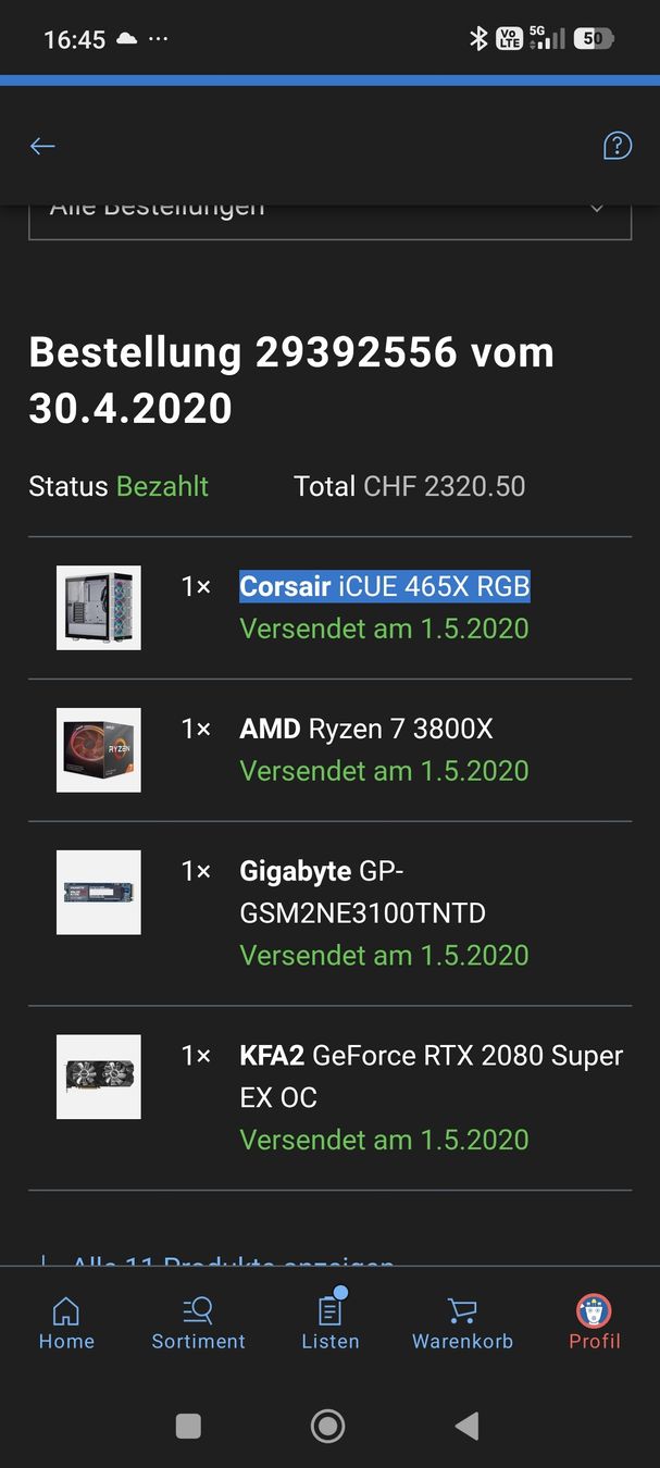 Corsair Custodie: Corsair Icue 465X – Usato da Winterthur venduto da pat_njp2 5