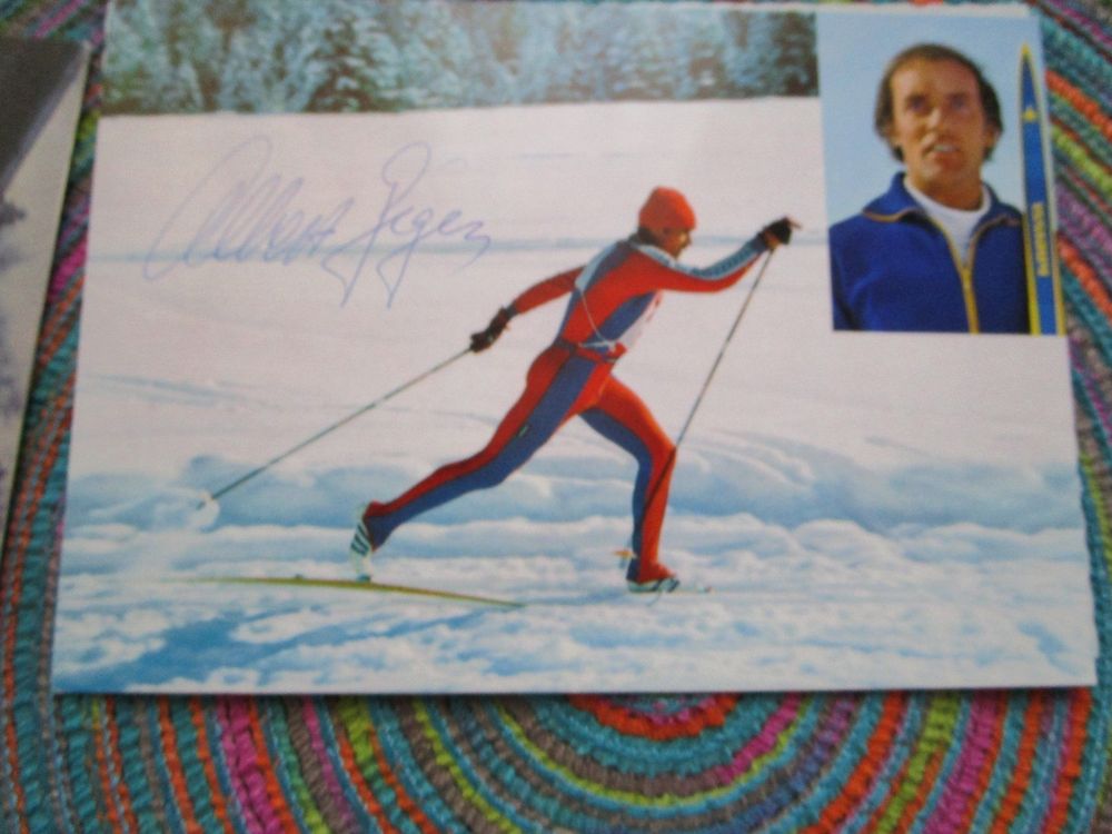 ALBERT GIGER LANGLAUF 5XSKIMARATHON SIGERAUTOGRAMM ORIGINAL Kaufen