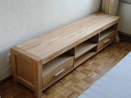 TV-Möbel Holz hell  - Guter Zustand