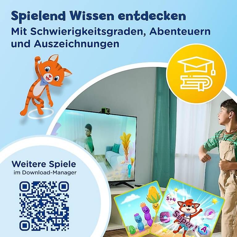 Vtech Giocattoli: VTech LeapMOVE Interaktives Videospiel-System neuwertig – Nuovo (secondo la descrizione) da Kreuzlingen venduto da Best-Deal-Oase 3
