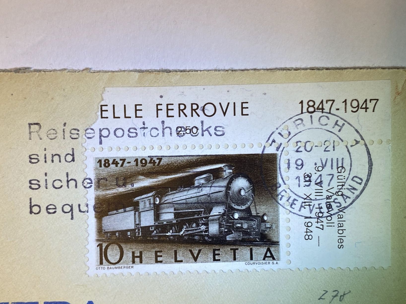 Buste & buste per spedizione: Briefmarken / Beleg / Flaggenstempel – Usato da Zollikofen venduto da Paul-42 1