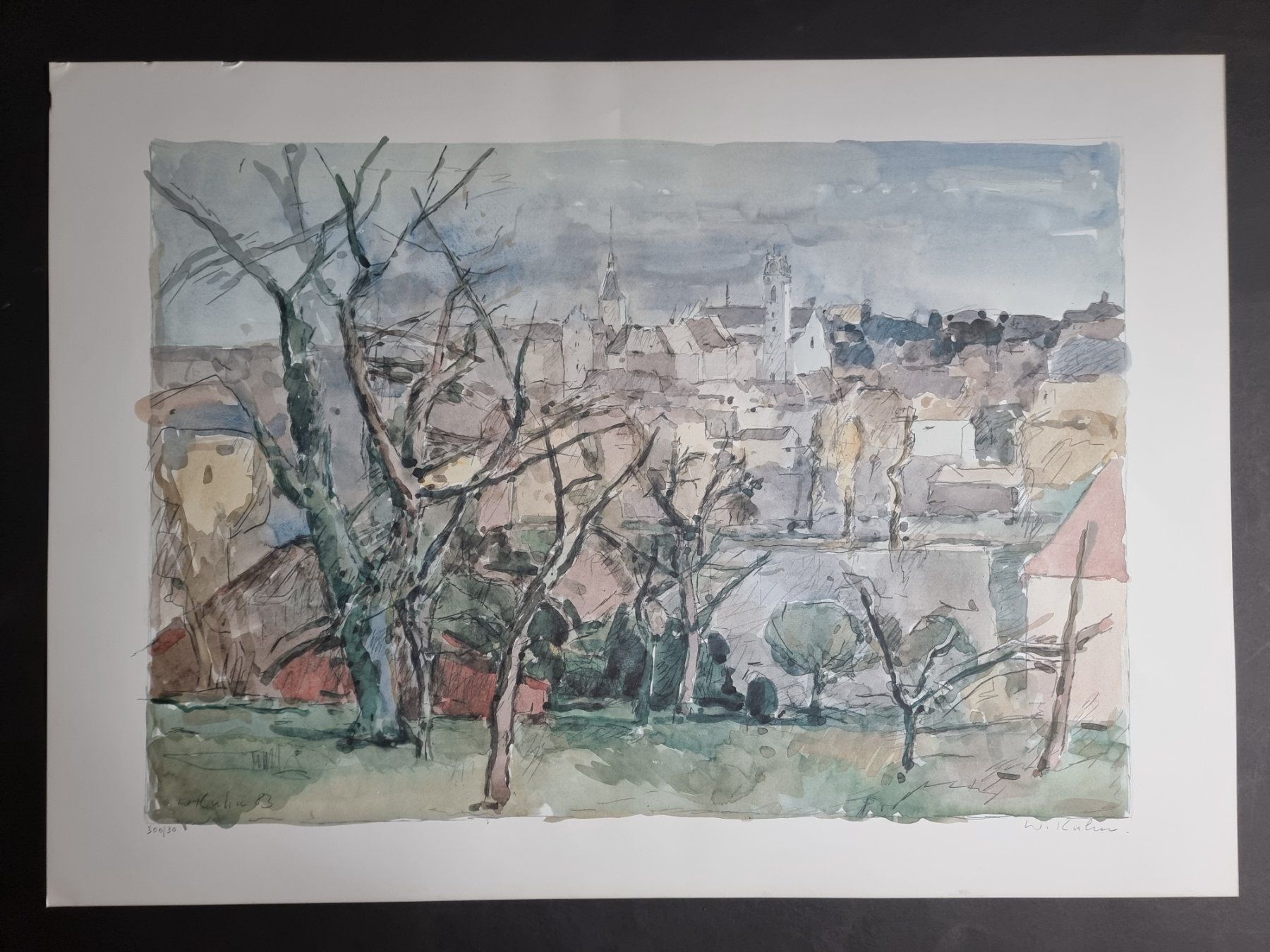 Grafiken & Lithographien: Walter Kuhn  Lithographie handsigniert. nummeriert – Gebraucht aus Gersau von grafik-kunst 1