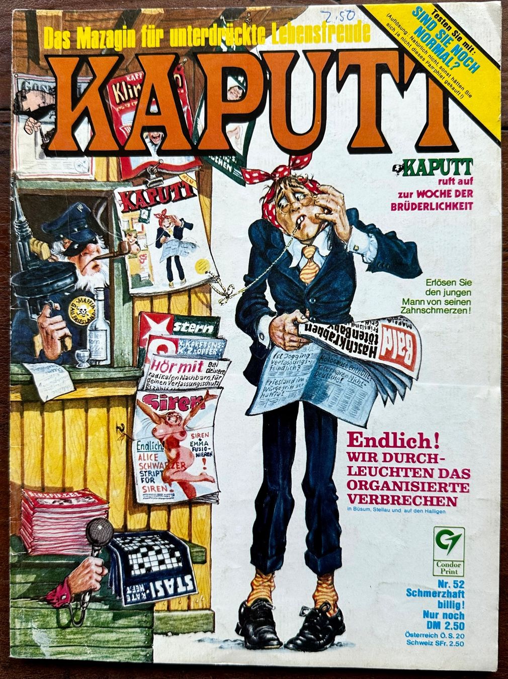 Comics: Kaputt Nr. 52, hunderte Comics eingestellt ab 1.- – Gebraucht aus Seltisberg von quadartswiss
