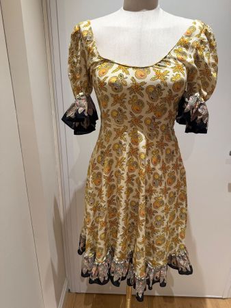 Etro Sommer-Seidenkleid Paisley print NEU Gr36