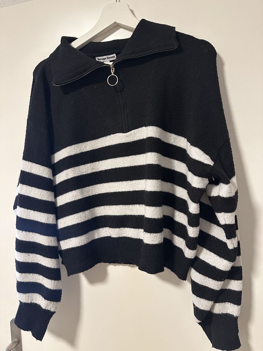 Maglioni & Felpe: Savage Honey Pullover schwarz weiss Gr. L – Usato da Reinach BL venduto da Alles_muss_weg00 1