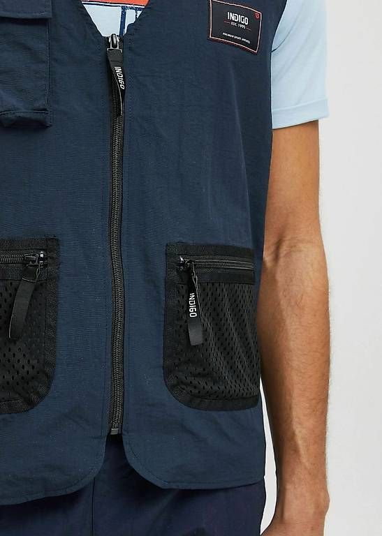 Gilet & Giacche: INDICODE JEANS IDPIET - Weste - navy, Gr. M – Usato da Arbon venduto da my_shopping 4