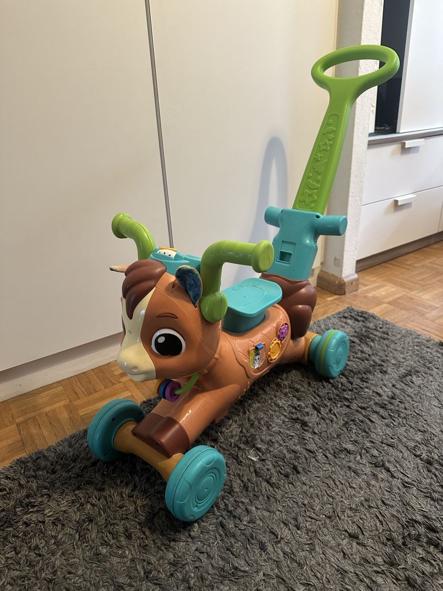 Veicoli per bambini: Vtech 2-in-1 Lauflern-Pferd mit Musik – Usato da Basel venduto da olgarachel