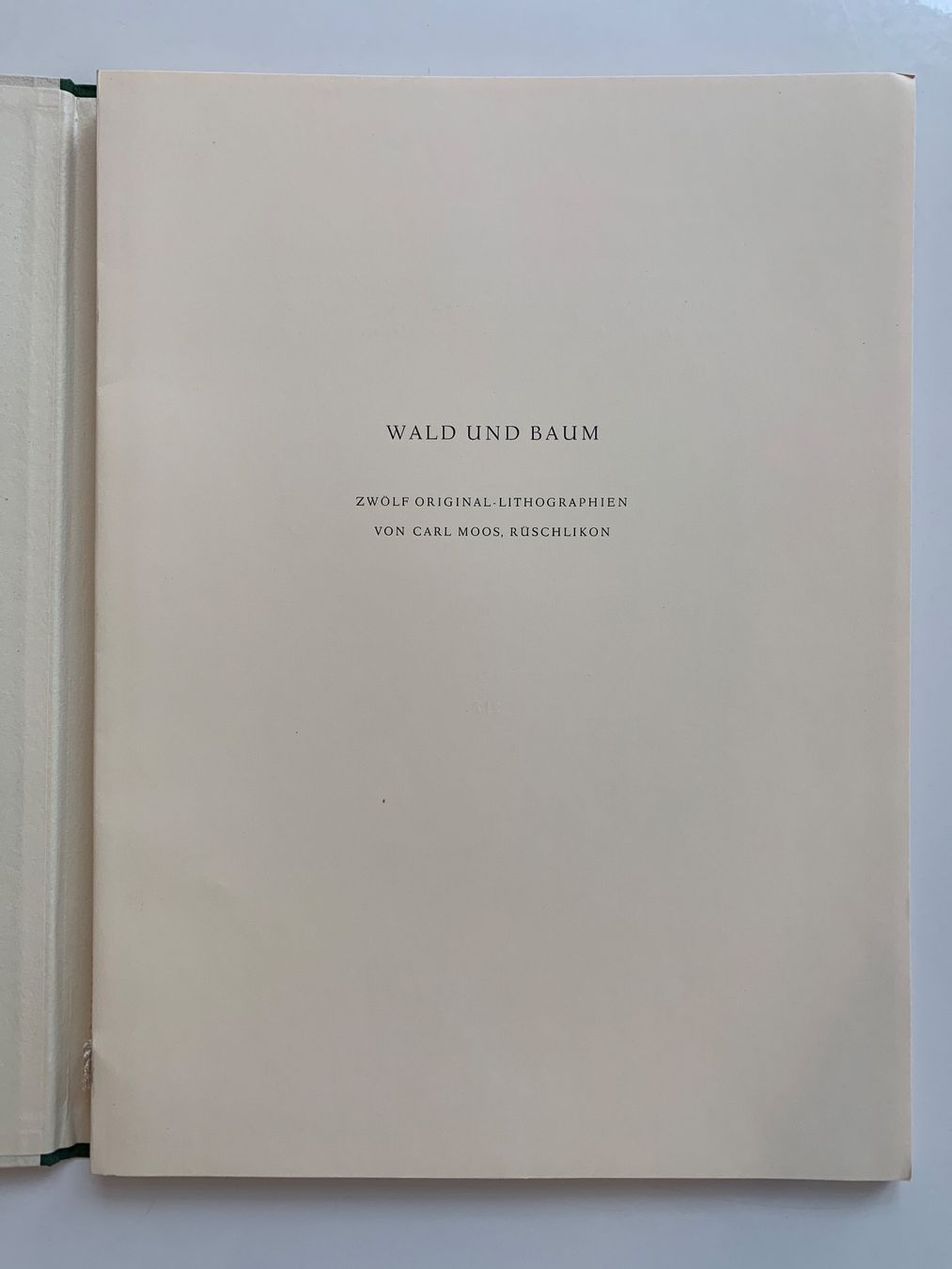 Grafica & Litografie: Litographie - Wald und Baum von Carl Moos – Usato da Zürich venduto da ZuercherBrockenhaus 1