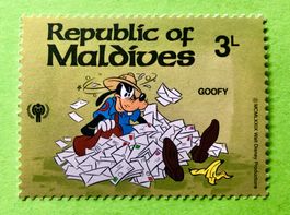 BRIEFMARKEN AUS  Malediven Internationales Jahr des Kindes 