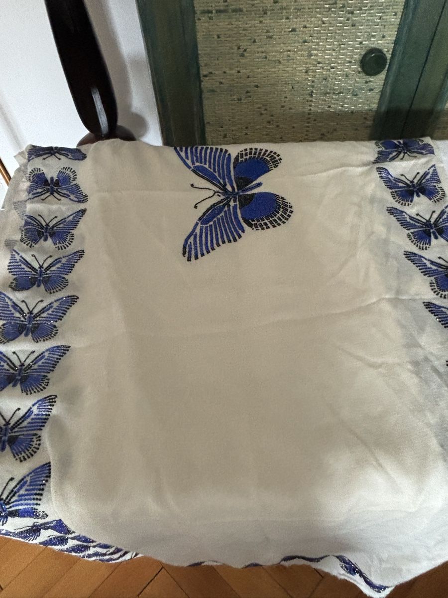 Foulard & Sciarpe: Écharpe en cachemire Janavi Joelle Flora – Nuovo e nell'imballaggio originale da Genève venduto da ati_tj8f 5
