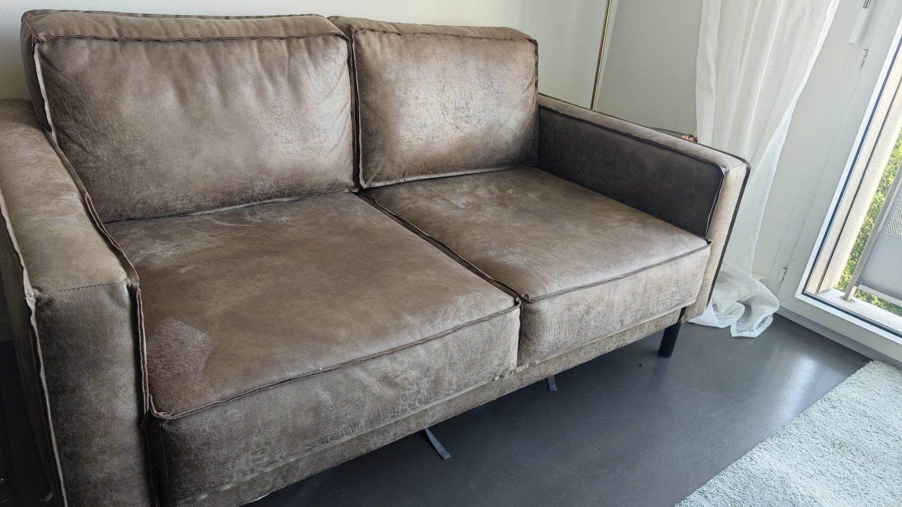 Divani: MARRON CANAPÉ-LIT A CUIR SUPER COMFORTABLE – Nuovo (secondo la descrizione) da Lausanne venduto da gce_ps8j 2