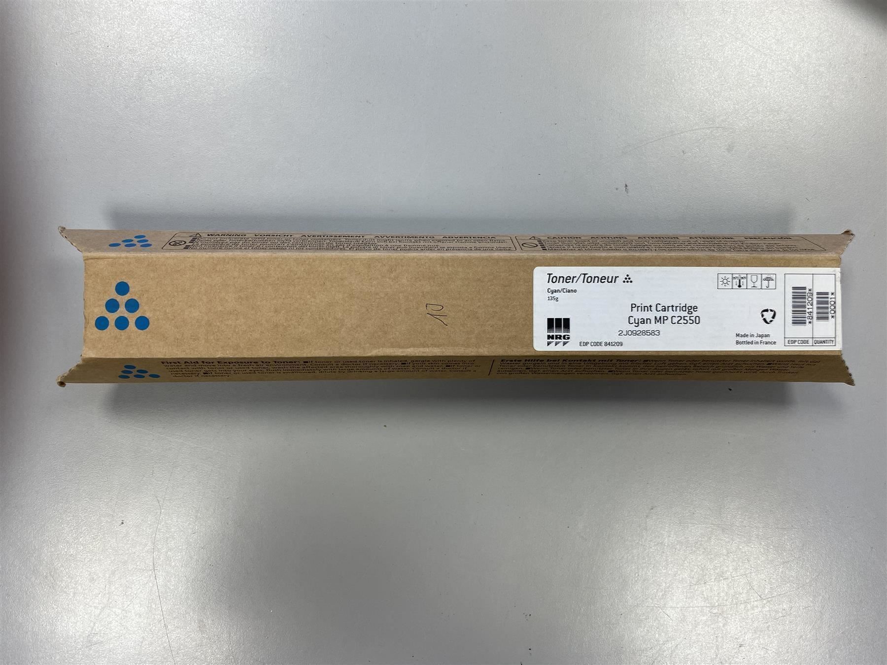Ricoh Cartucce per stampanti & toner: Toner Ricoh MP C2550 Cyan – Nuovo e nell'imballaggio originale da Wängi venduto da Bmo