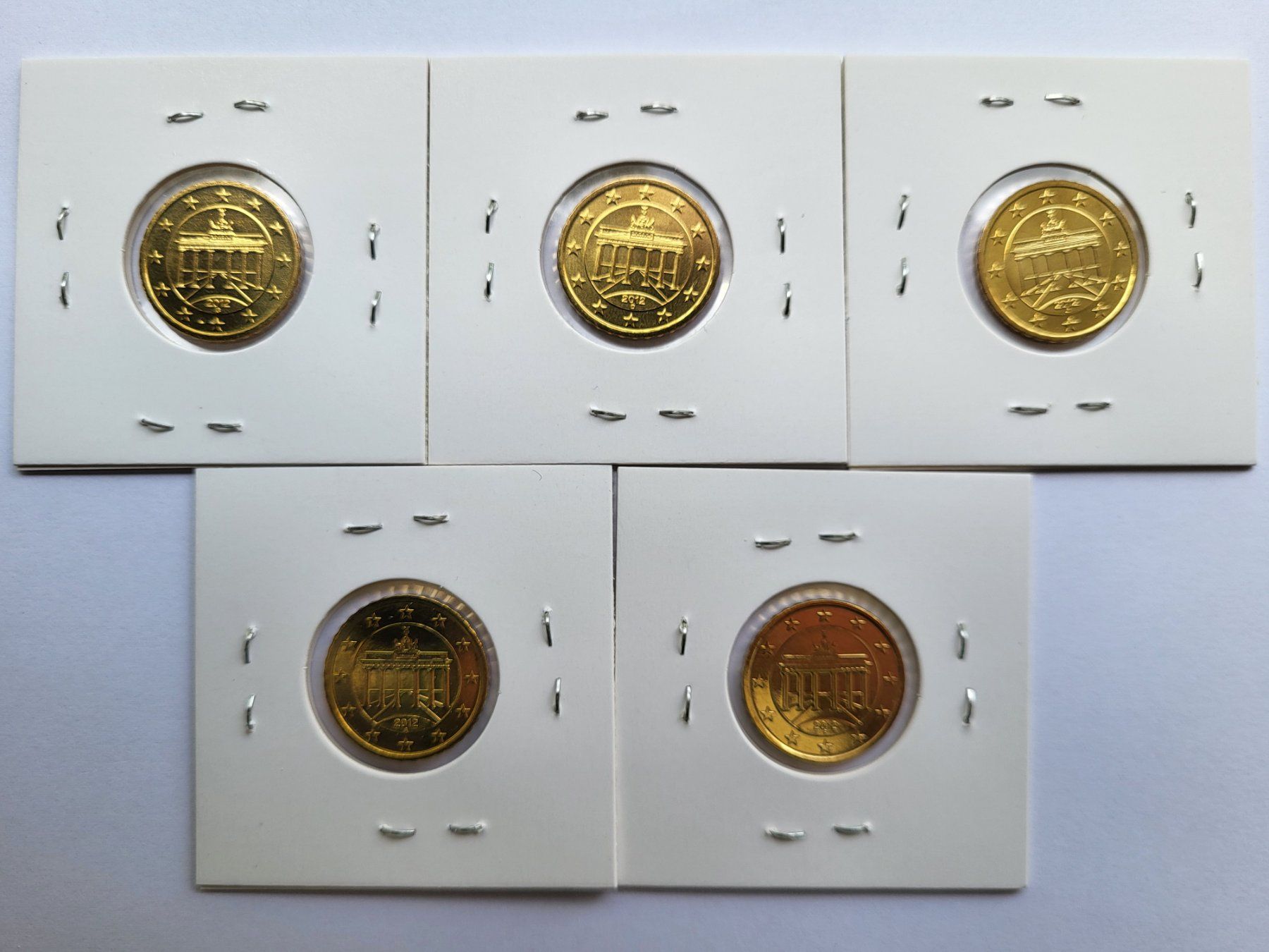 Tutti le monete: 10 Cent 2012 Stgl A-D-F-G-J – Nuovo (secondo la descrizione) da Pravidondaz venduto da LVtik