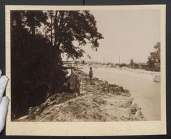 Fotografie Briare, Bau des Canal de Bria