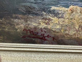 Dipinti: Gemälde Seeufer mit Bäumen – Usato da Basel venduto da artthings4you 5