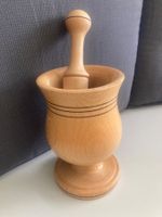 Mörser für Kräuter Massivholz