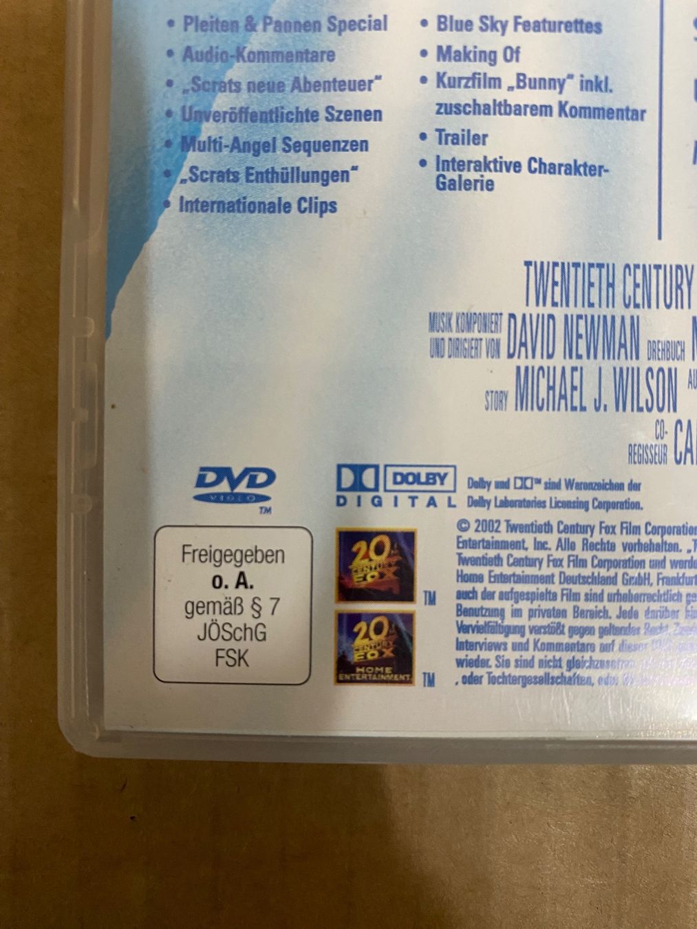 Tutti i DVDs: Ice Age (DVD) – Usato da Eschlikon TG venduto da 1.- 6