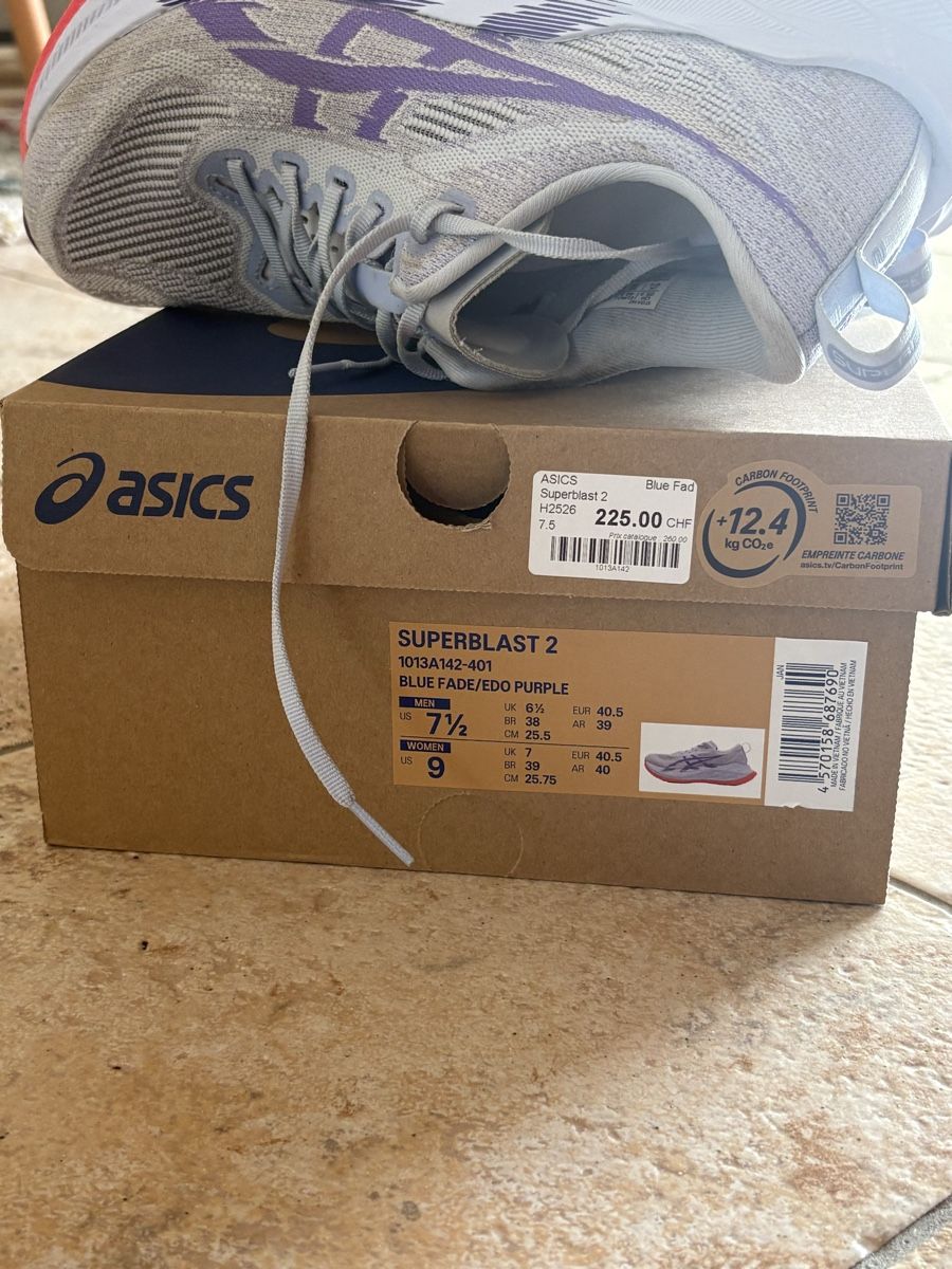 Scarpe da uomo: Asics superblast 2 – Usato da St-Prex venduto da Chiaralop 5