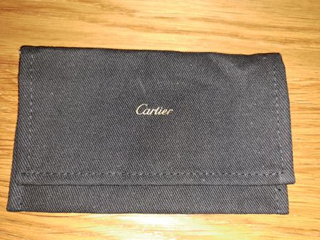 Authentic Cartier Black pouch