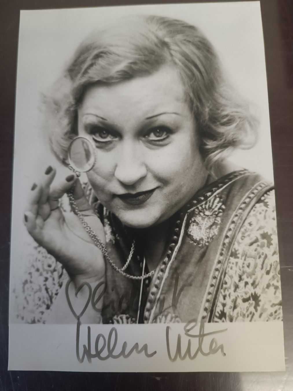 Autografi: Helen Vita - handsignierte alte Autogrammkarte – Usato da Menziken venduto da Artographs