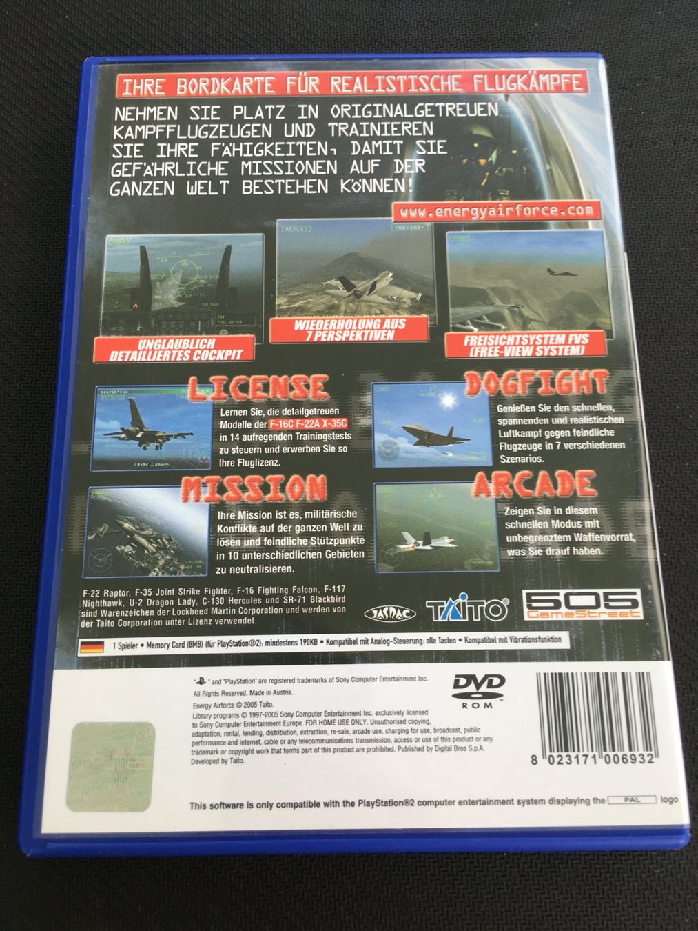 Sony Giochi: Energy Airforce - PS2 / Playstation 2 – Usato da St.Gallen venduto da Punktchen01 1