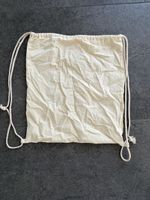 Stoffbeutel beige mit Kordelzug ohne Aufdruck (Neu)